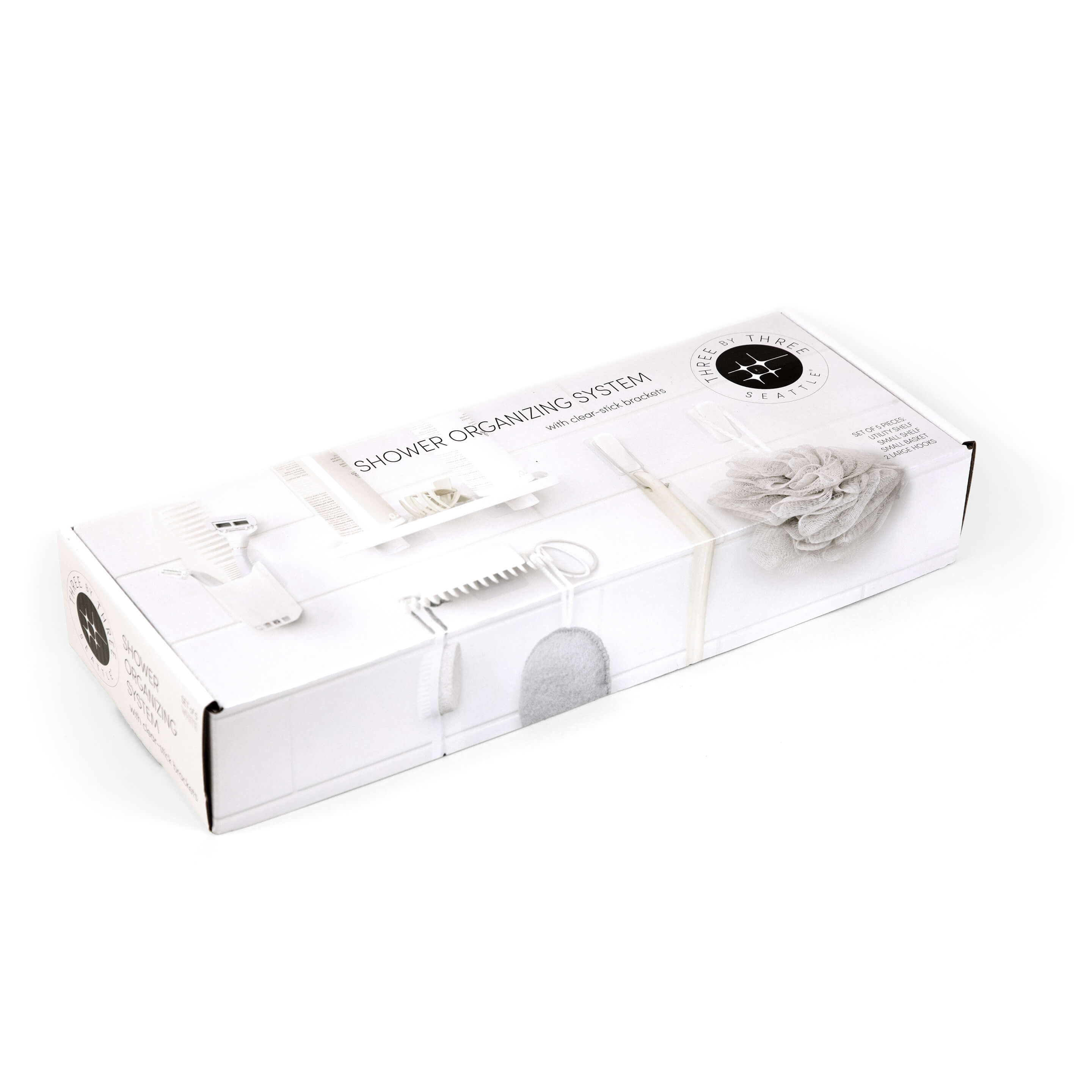 Three by Three Seattle - Wholesale Bath Caddy - aquafolio shower set of 524