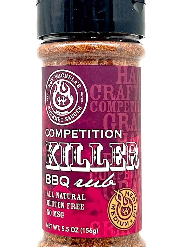 Competition Killer BBQ Rub for wholesale by Hot Wachula's