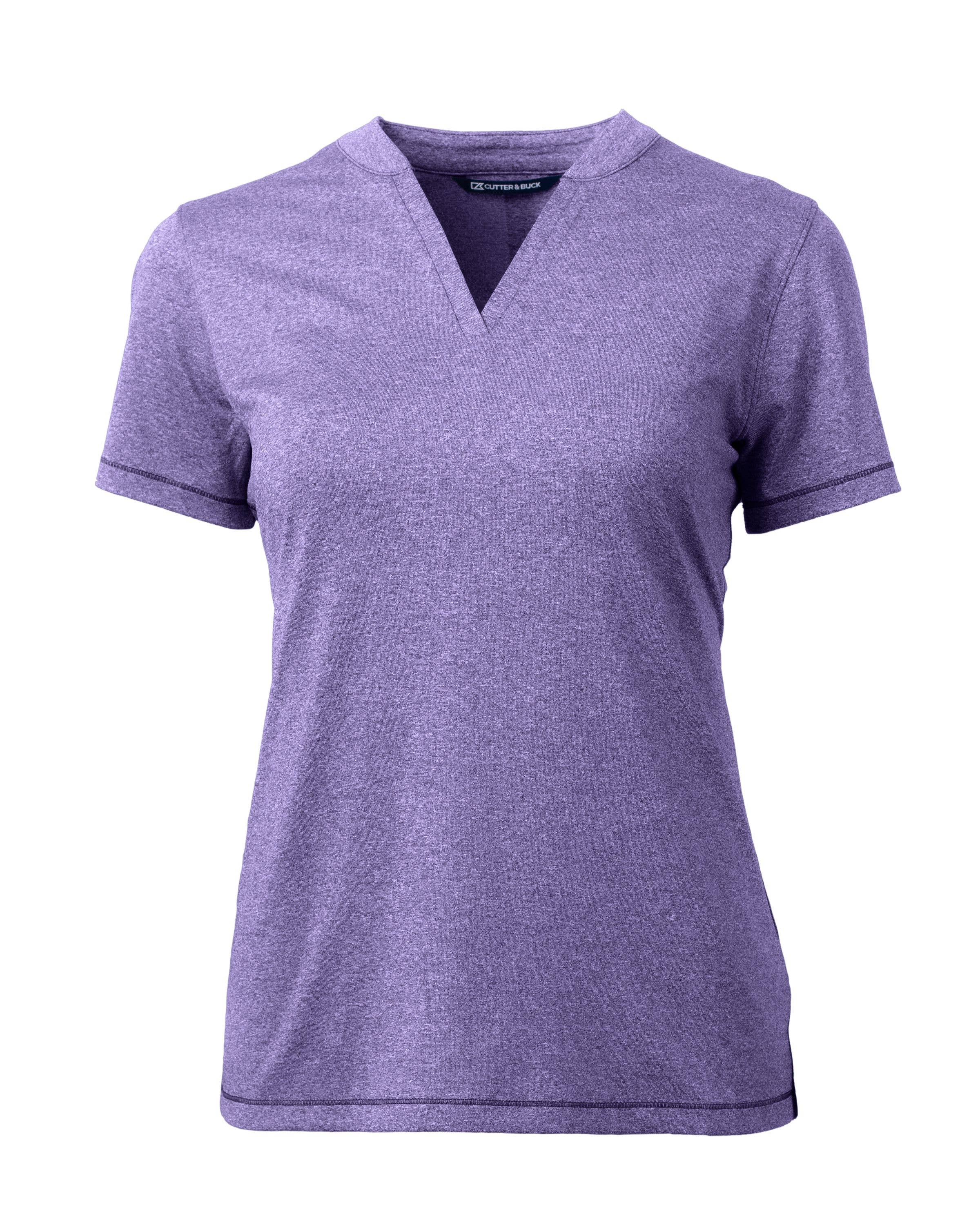 Cutter & Buck - Wholesale Polo - Women's - Cutter & Buck Forge Heathered Stretch Womens Blade Top6