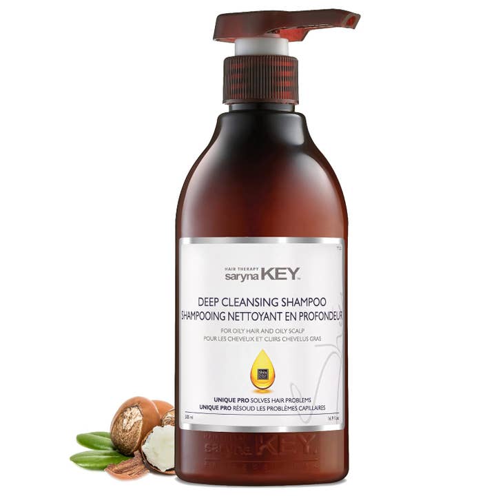 Diepreinigende shampoo voor vet haar, 500 ml voor wholesale door Saryna Key