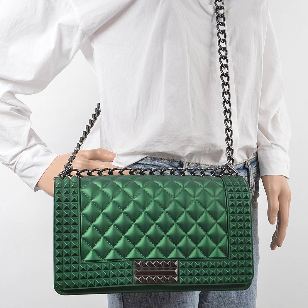 3AM BY H&D ACCESSORIES - Wholesale Crossbody Bag - Women's - Quilted Embossed Jelly Bag9