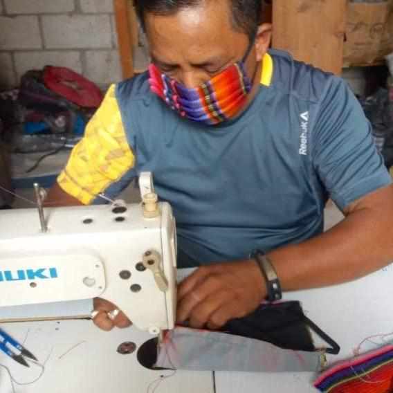 Lumily - Wholesale Medisch gezichtsmasker - Hacienda gestreept gezichtsmasker met filterzak - Guatemala13