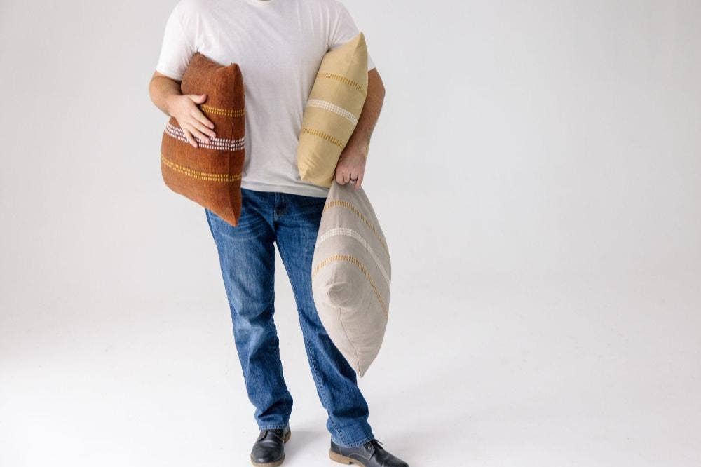 Sabahar - Wholesale Throw/Decorative Pillow - Zenach Handwoven Ethiopian Cotton Throw Pillow (Copy)8