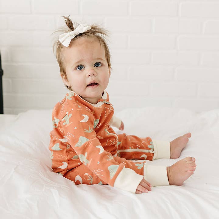 Cat & Dogma - Wholesale Jumpsuit - Baby - Organic Cotton Zippy - Desert2