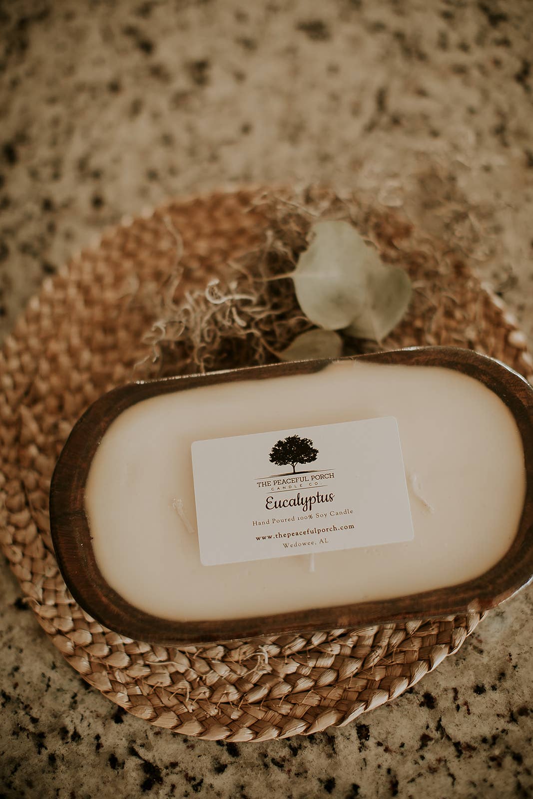 The Peaceful Porch Candle Co. , LLC - Wholesale Pot/gevulde kaars - Eucalyptus soja kaars1