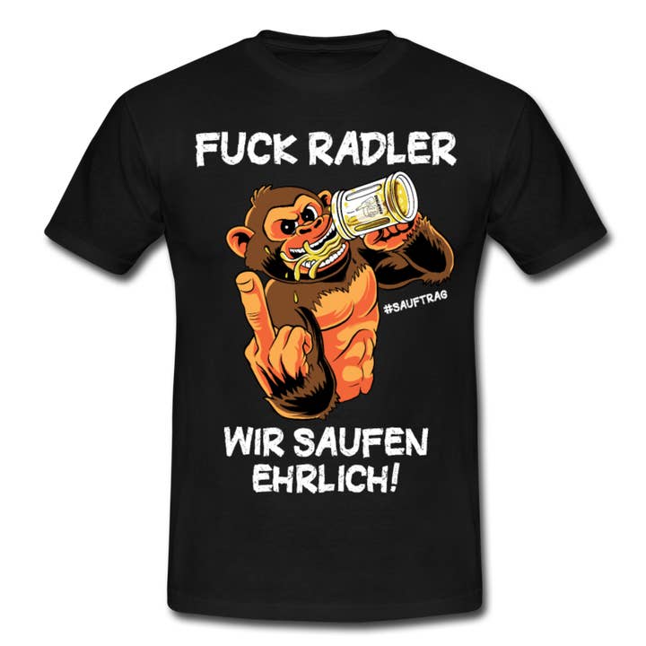 Fuckradler T-shirt för wholesale av Sauftrag