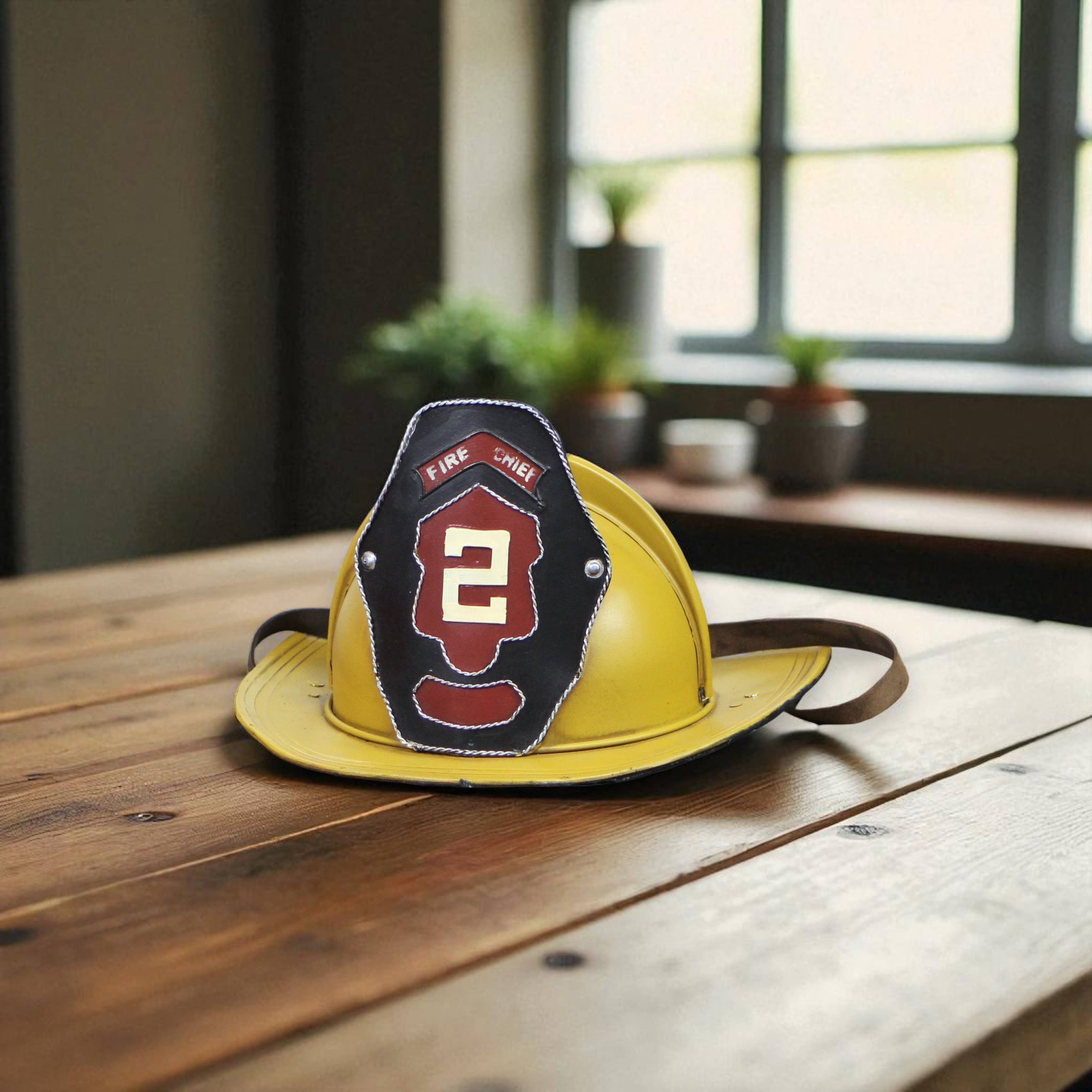 Cheungs Home Decor - Wholesale Decorative Tabletop Object - Caius Decorative Fire Captain Hat1