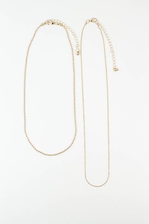 Accessoires by KHB - Wholesale Link & Chain Necklace - Short chains