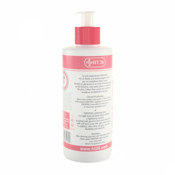 HT26 Paris USA - Wholesale Body Cream/Lotion - HT26 Topsygel - Whitening Body Lotion / Lait éclaircissant2