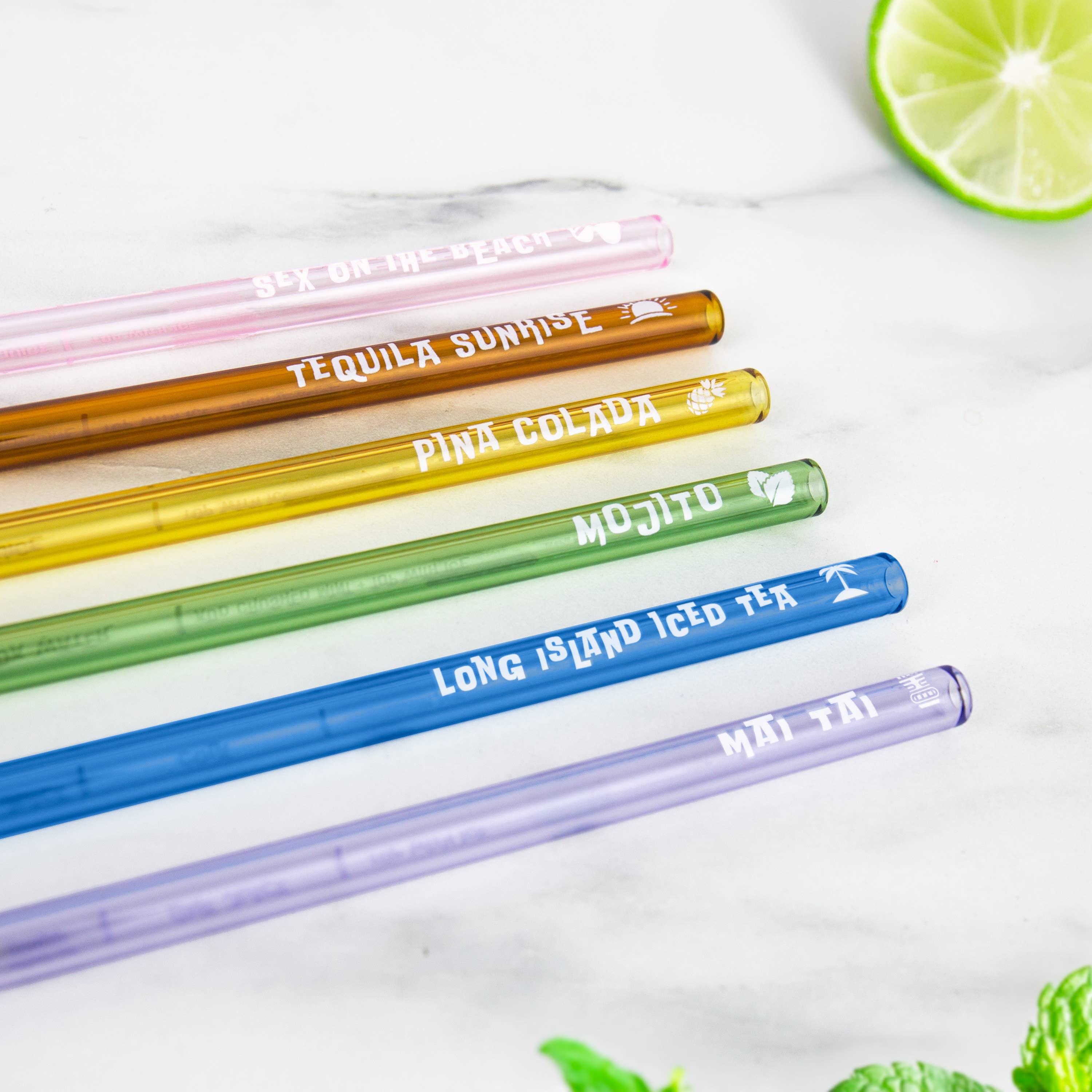 Gift Republic – wholesale Drinking straw – COCKTAIL RECIPE STRAWS2