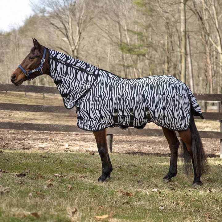 TuffRider Comfy Plus Combo Neck Zebra Print Fly Sheet for wholesale on Faire