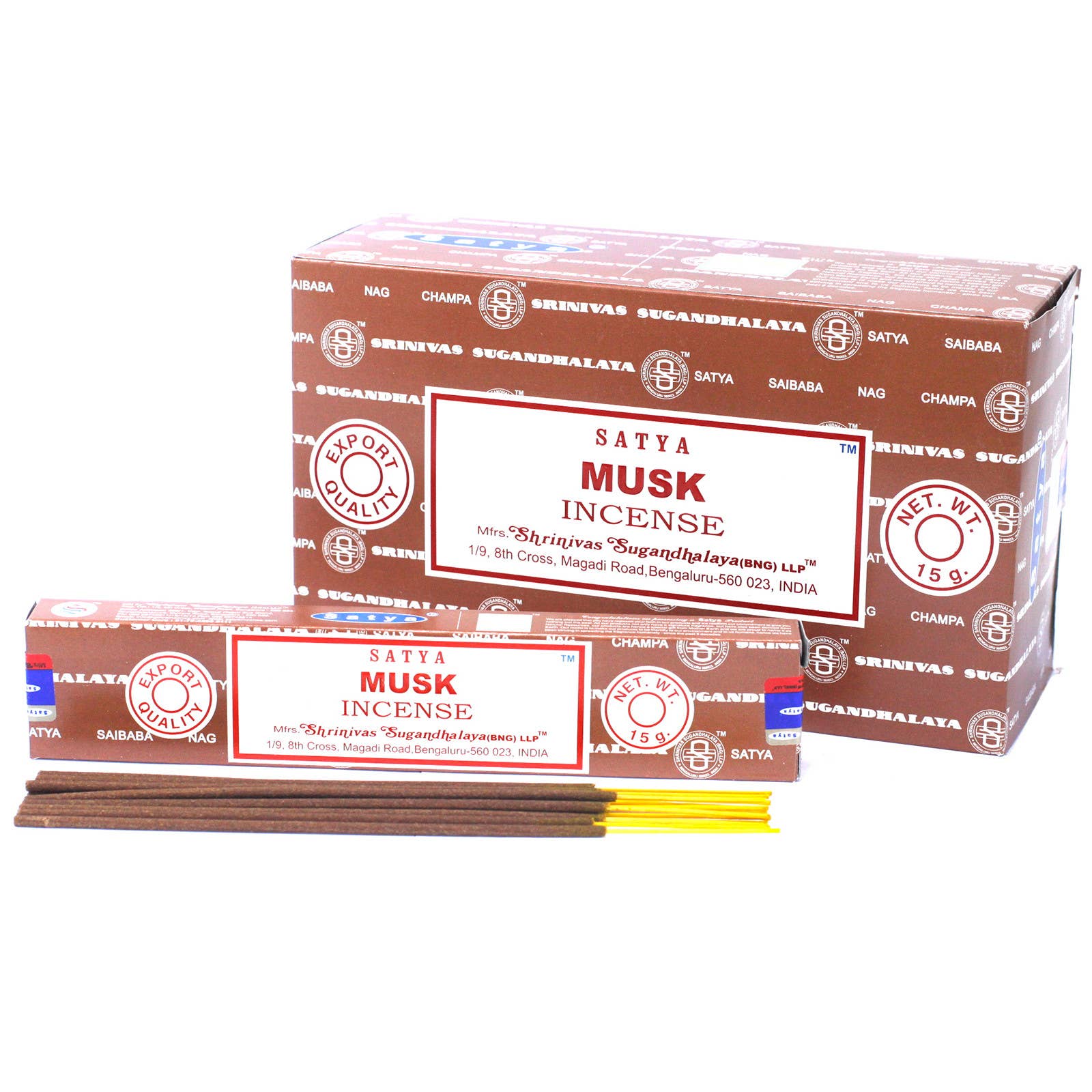 AWGifts Europe - Wholesale Incense - Satya Incense 15gm - Musk0