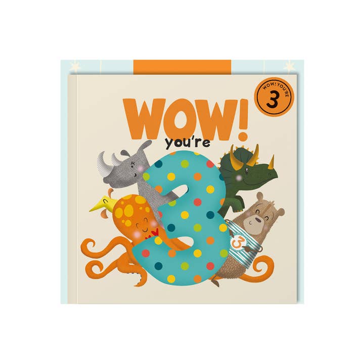 FROM YOU TO ME Gifts – wholesale Birthday card – Wow! You're 3 | Age Cards | Age Birthday Cards | Age 38