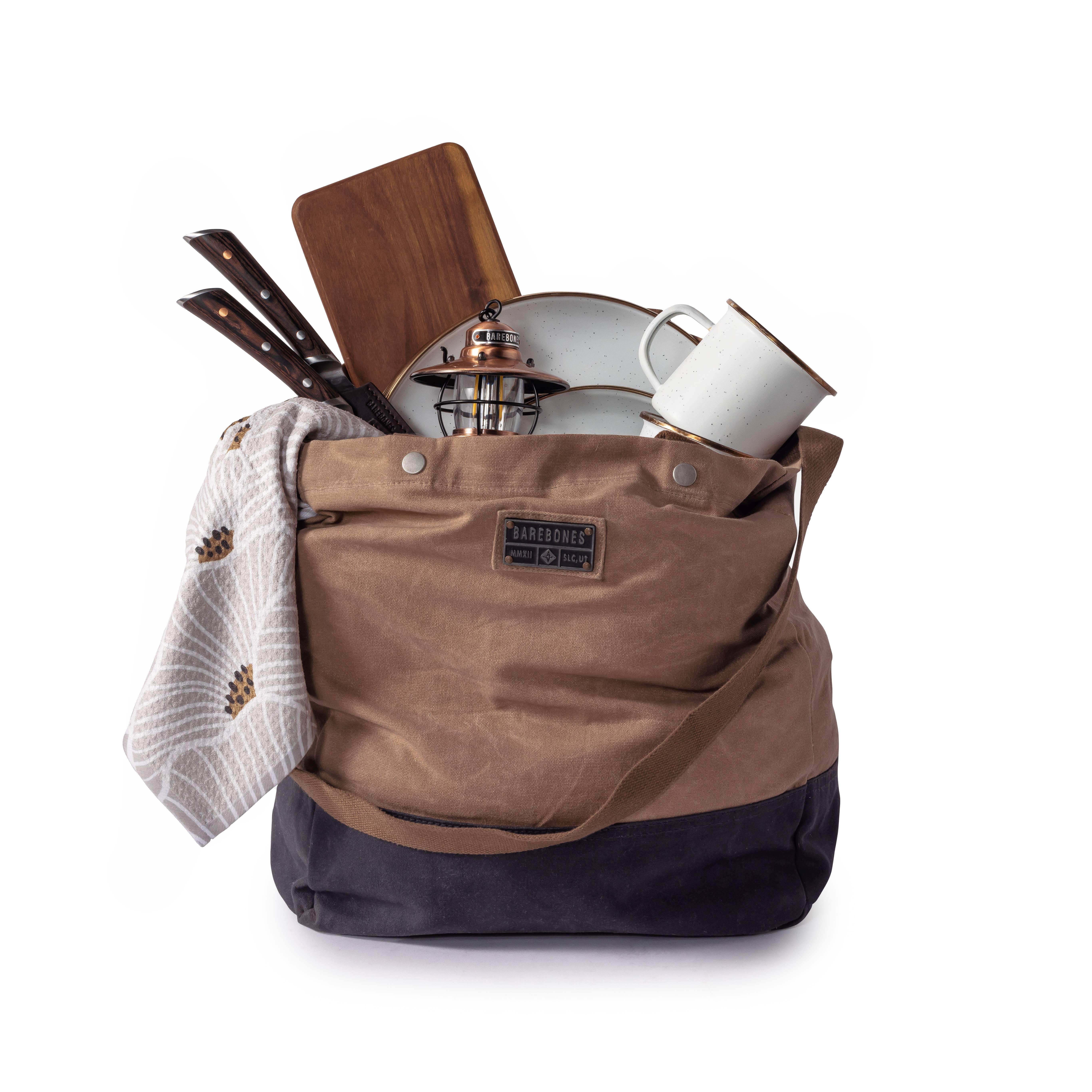 Barebones - Wholesale Tote Bag - Unisex - Neelum Oversized Tote Bag -Waxed Canvas Bag10