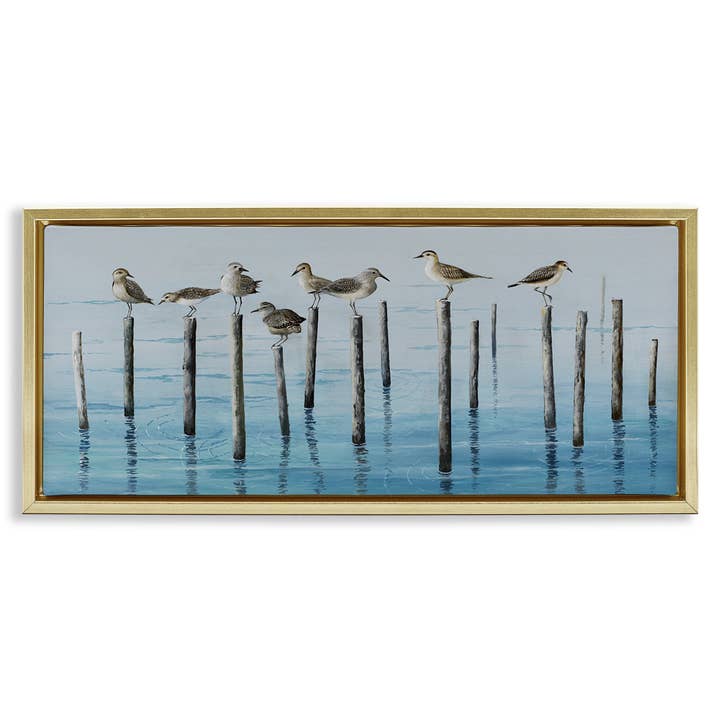 Stupell Industries - Wholesale Wall Sign - Perched Sea Birds - Framed Wall Art22