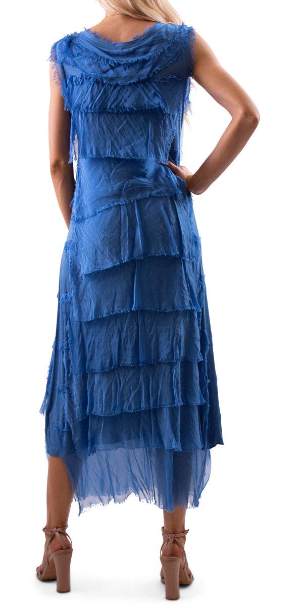 Gigi Moda - Wholesale Dress - Women's - Full Length Ruffle Dress69