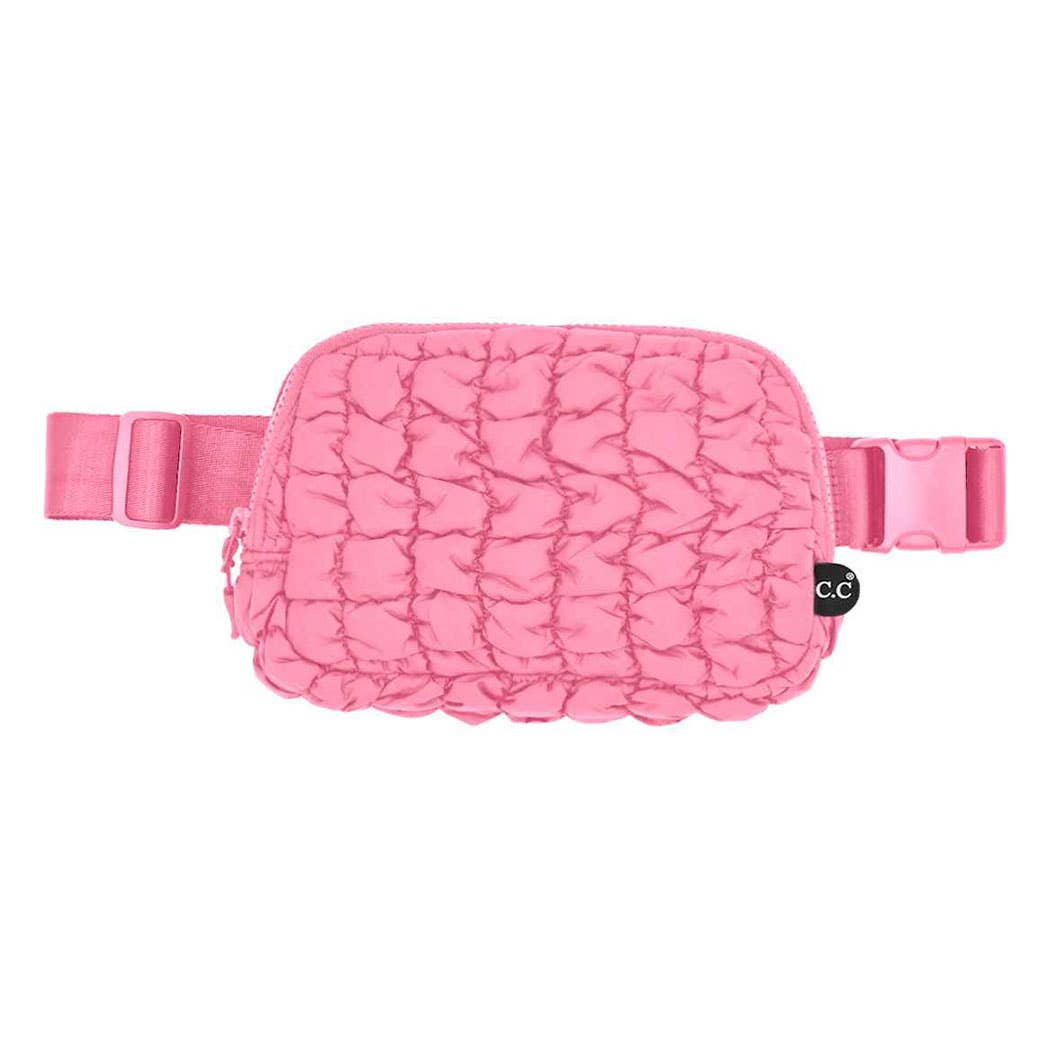 Fashion City – wholesale Belt bag – Women’s – Quilted Puffer Fanny Pack Belt Bag6