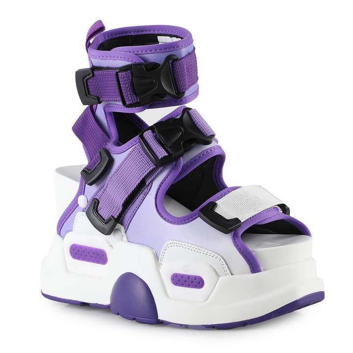 Mulberry 03- Sandalen met gesp en plateauzool voor wholesale door Anthony Wang