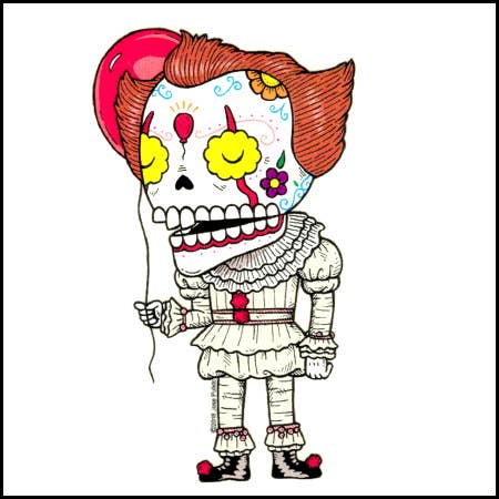 Fresh Prints of CT - Vente Autocollant - Sticker Pennywise