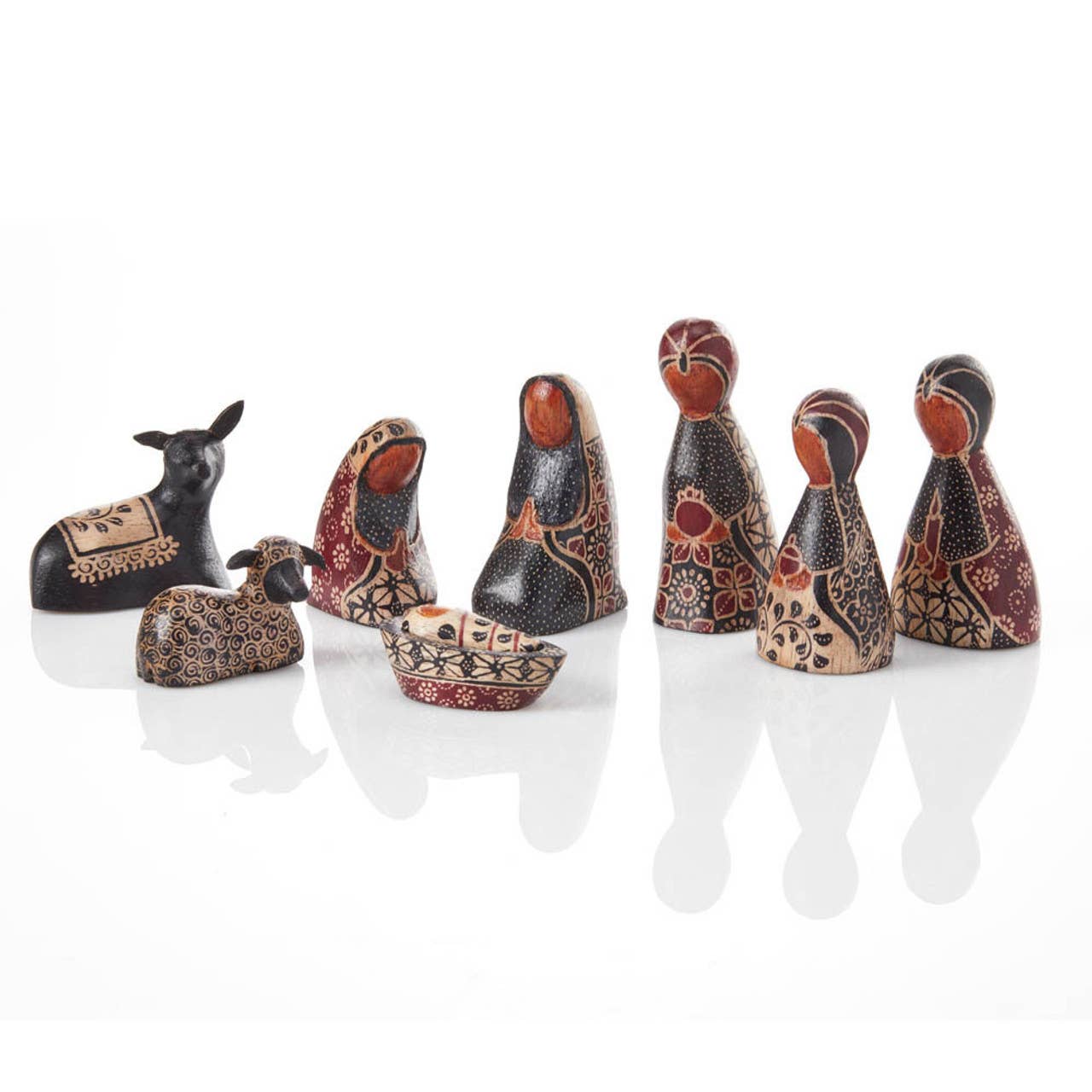 SERRV International - Wholesale Nativity Scene Decor - Merah Batik Nativity0