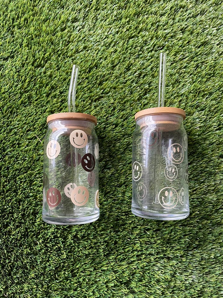 Blij gezicht Libbey Glass 16 Oz. voor wholesale door TheDailyCo