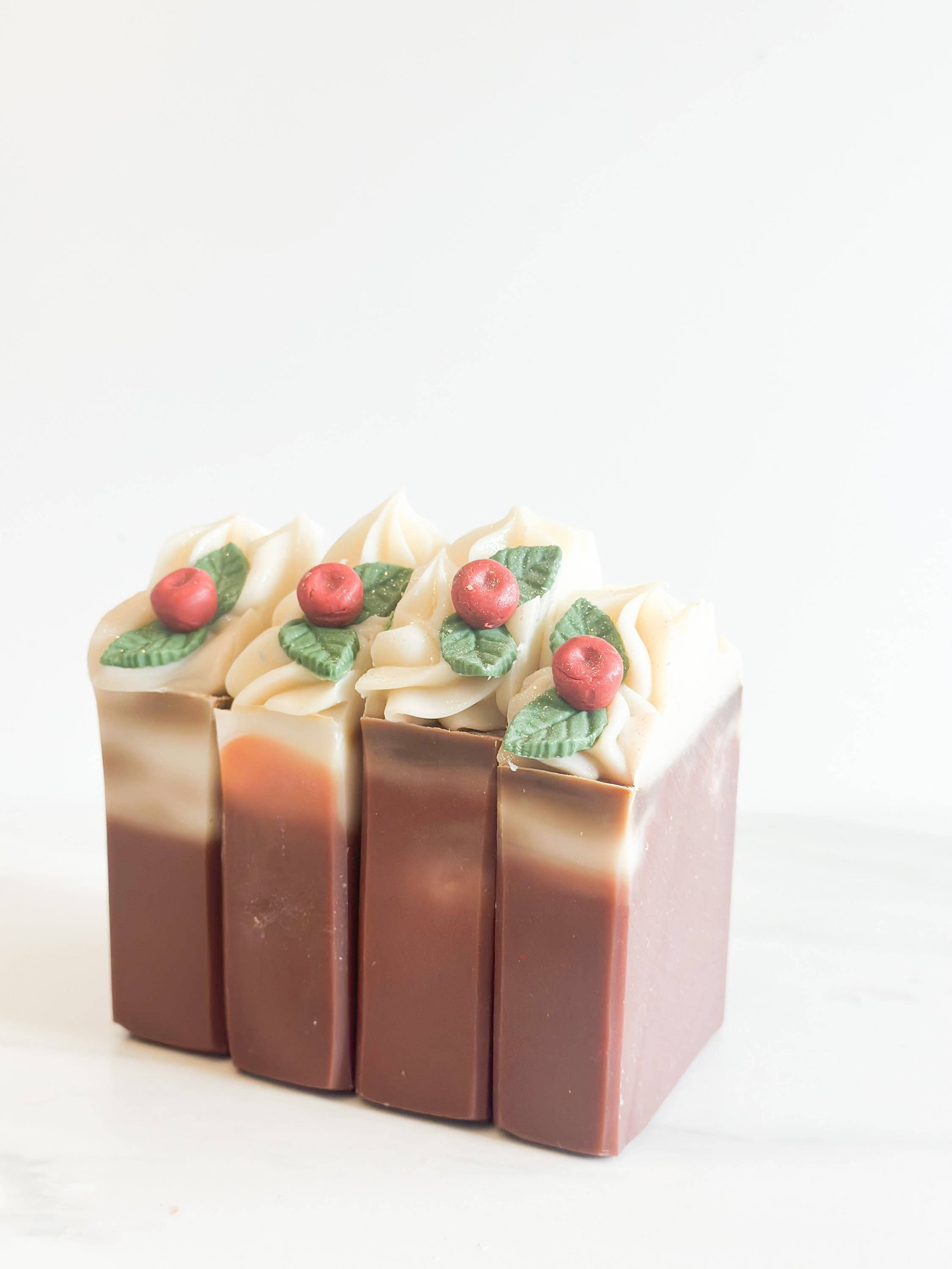 The Crafty Roses - Wholesale Bar Soap - New! Cranberry Pie Soap Bar3