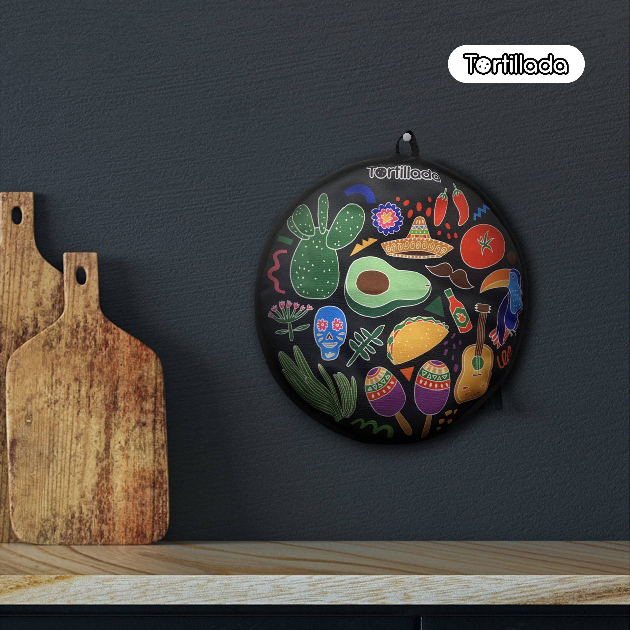 Sayano Deutschland GmbH - Wholesale Kitchen Tool/Gadget - 30 cm Tortilla Warmer (black)3