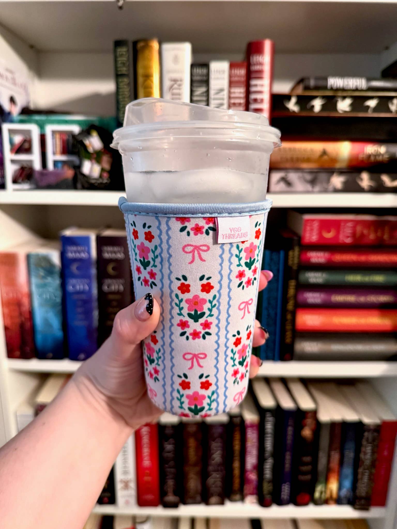 YGG Threads - Wholesale Drink Huggers & Koozies - Summer Stripes Iced Coffee Drink Sleeve- Medium