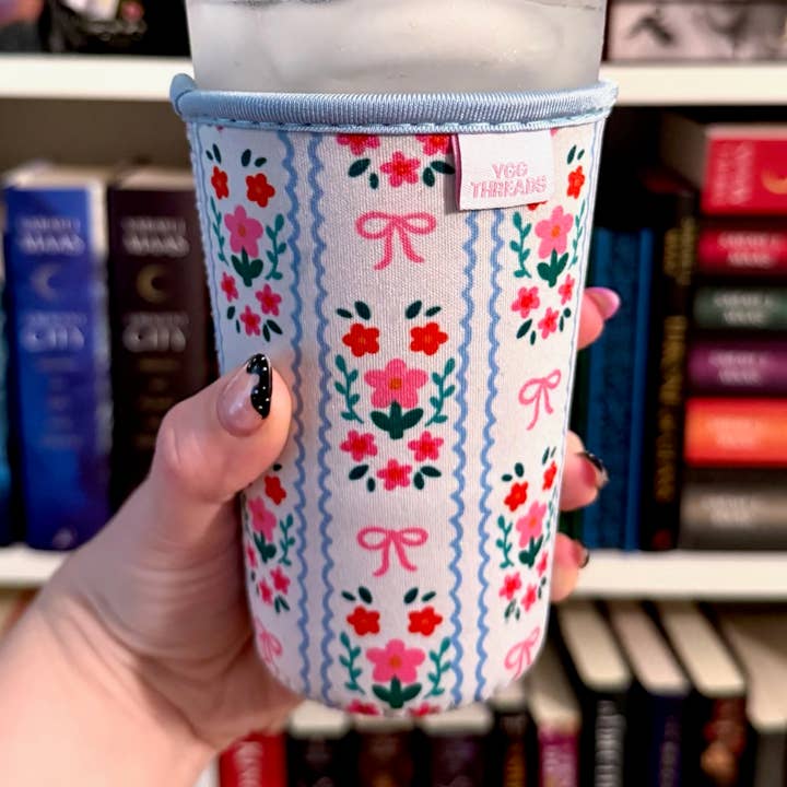 YGG Threads - Wholesale Drink Huggers & Koozies - Summer Stripes Iced Coffee Drink Sleeve- Medium0