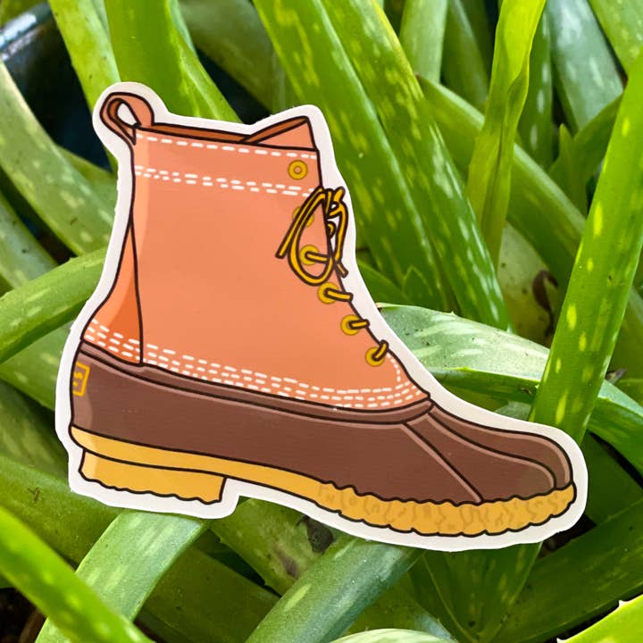 Vinylaufkleber Bean Boot für den Großhandel von Stone Donut Design, LLC