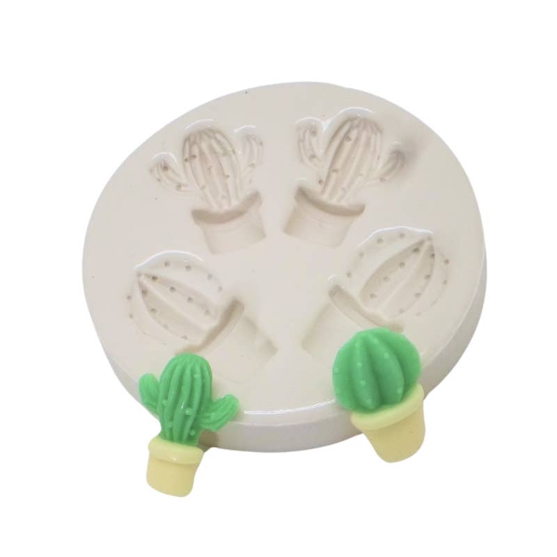 Atiladecor, Artesanato Lda - Wholesale Craft Tool - Miniature Mold Of 4 Different Cacti 3Cm