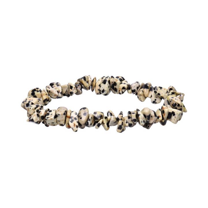 Vives de la Cortada S.L - Wholesale Charm/dangle bracelet - Bracelet with Dalmatian or Dalmatian jasper chips