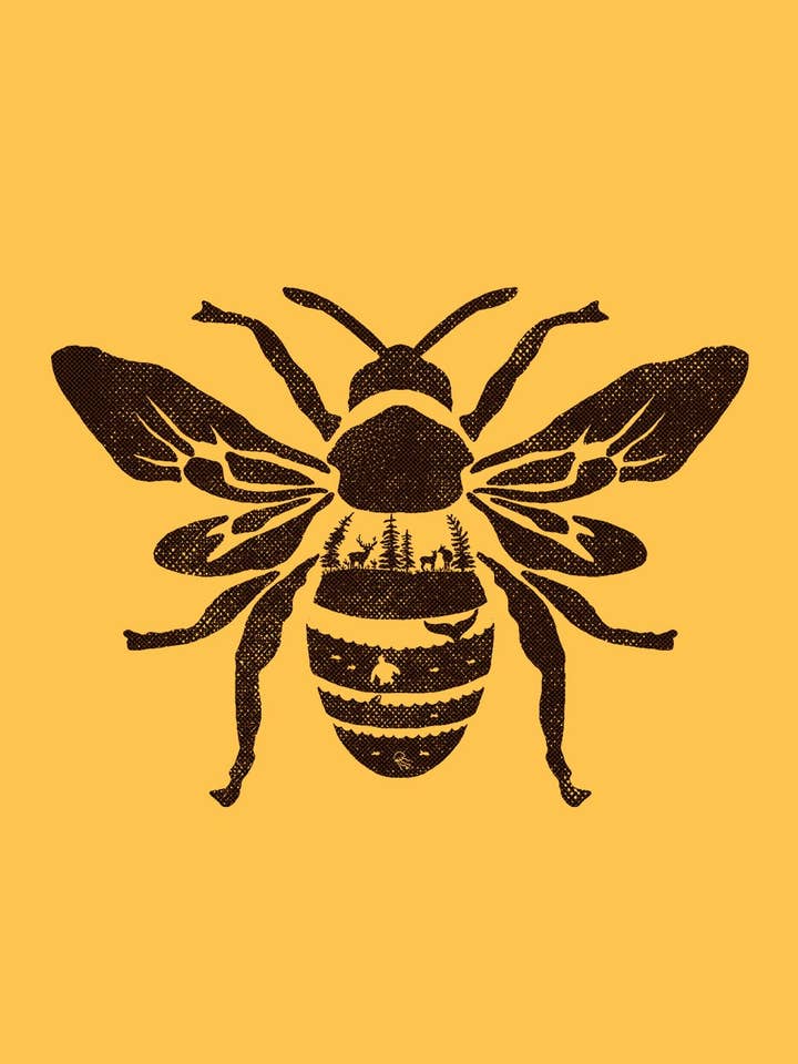 Threadheads – wholesale Screen printed t-shirt – unisex – Save the Bees T-Shirt
