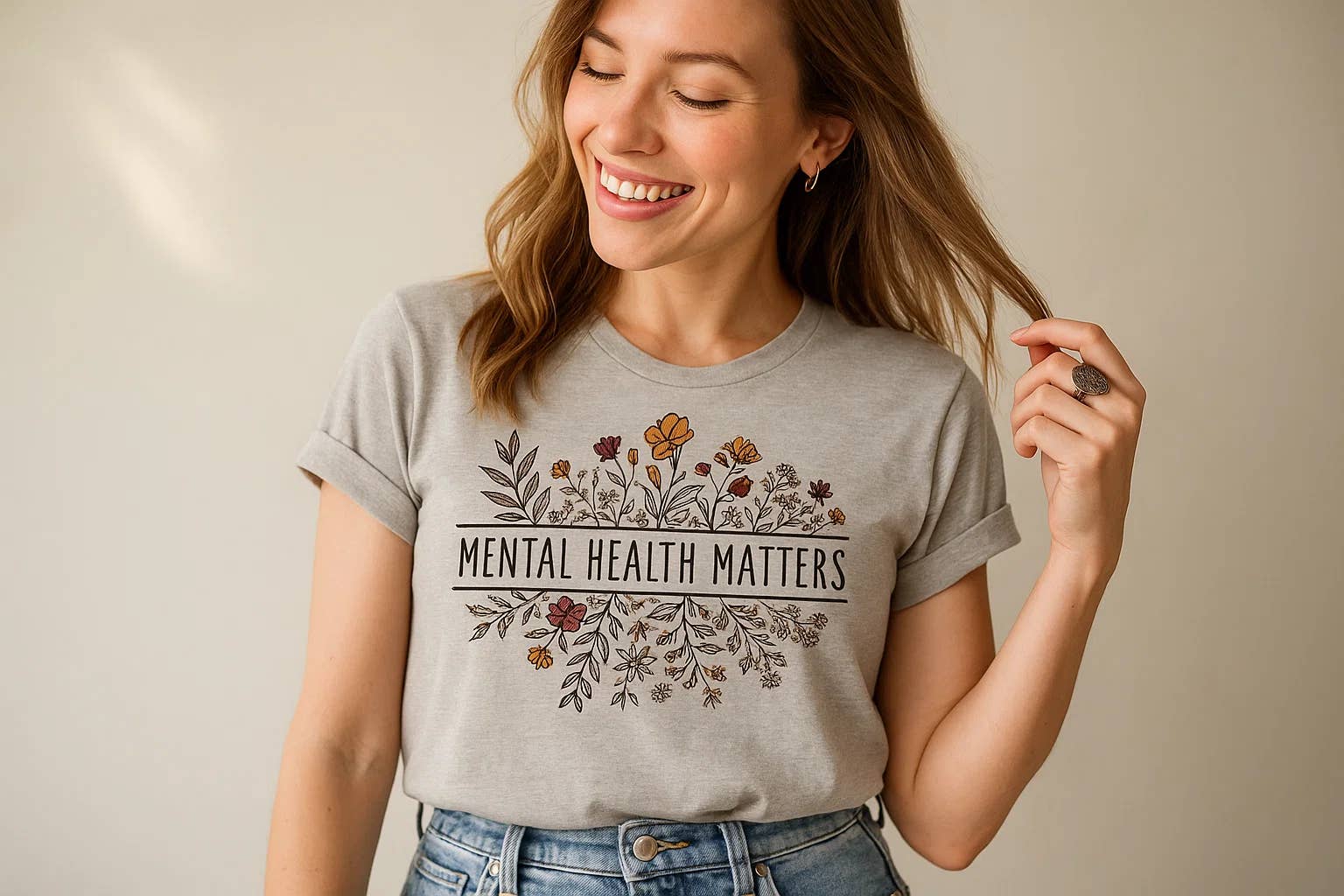 Soleinspire - Wholesale Screen Printed T-Shirt - Unisex - Mental Health Matters Graphic Tee Unisex Comfort