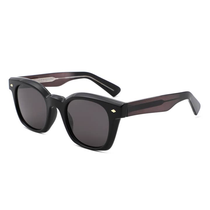 Cramilo Eyewear - Wholesale Sunglasses - Women's - Retro Square Polarized Curved Modern Fashion Sunglasses