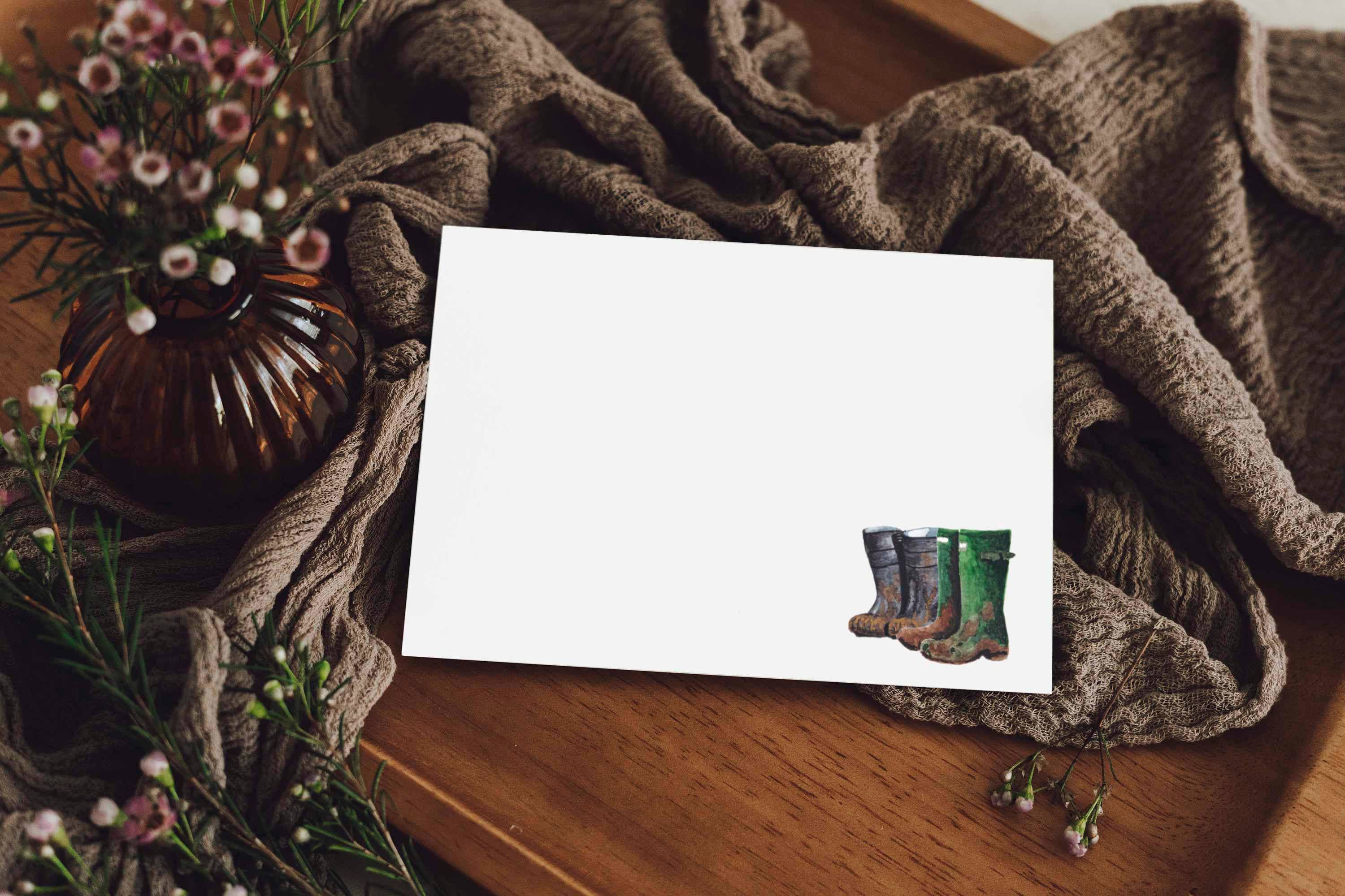 Gemini's Fine Art Studio – wholesale Stationery/notecard set – Farm Living Notecards/Place Cards - 4 Designs | Farm Animals4