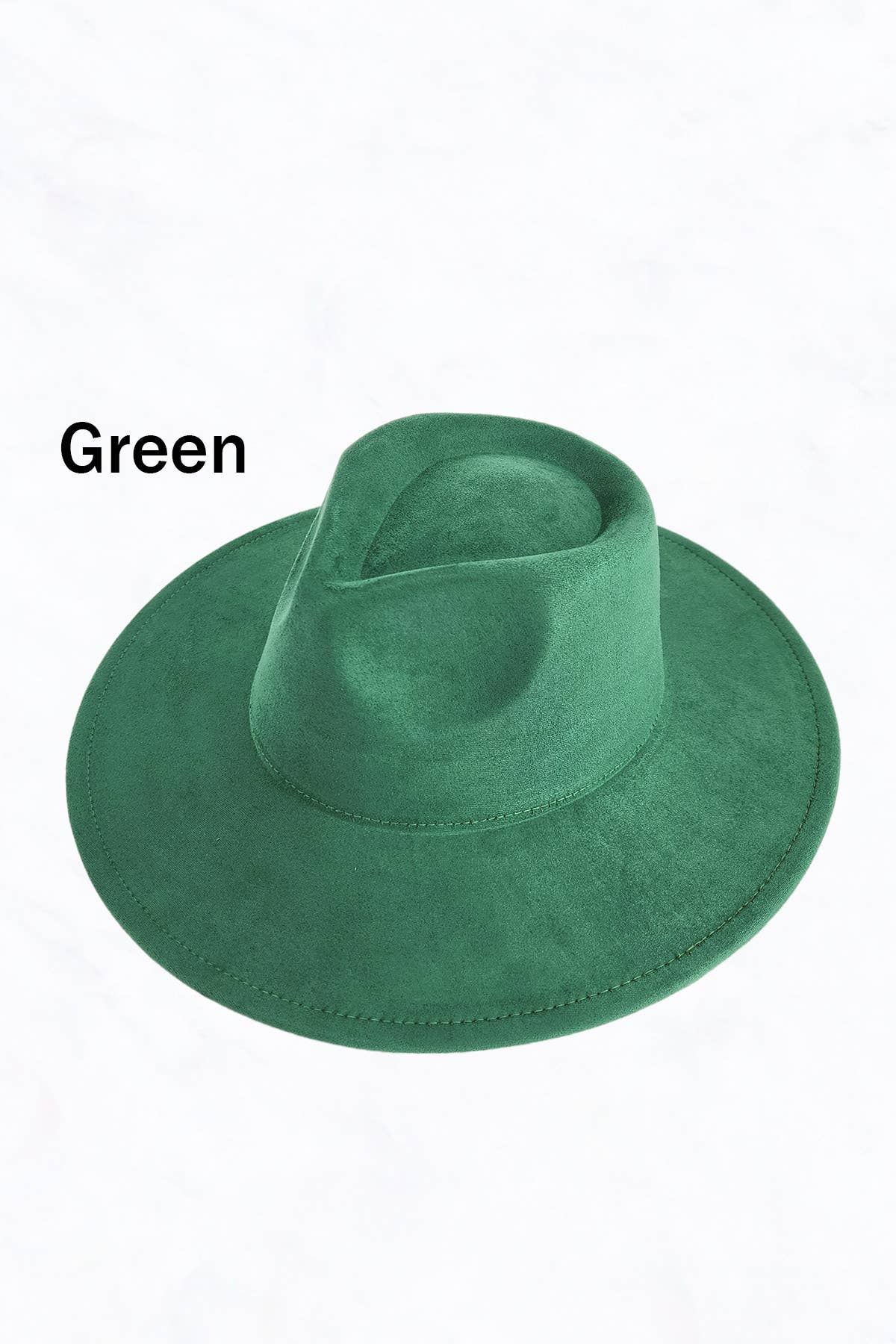 Suzie Q USA - Vendita all'ingrosso Fedora - Donna - Cappello Fedora in Camoscio con Ampie Tese e Corona a Goccia15