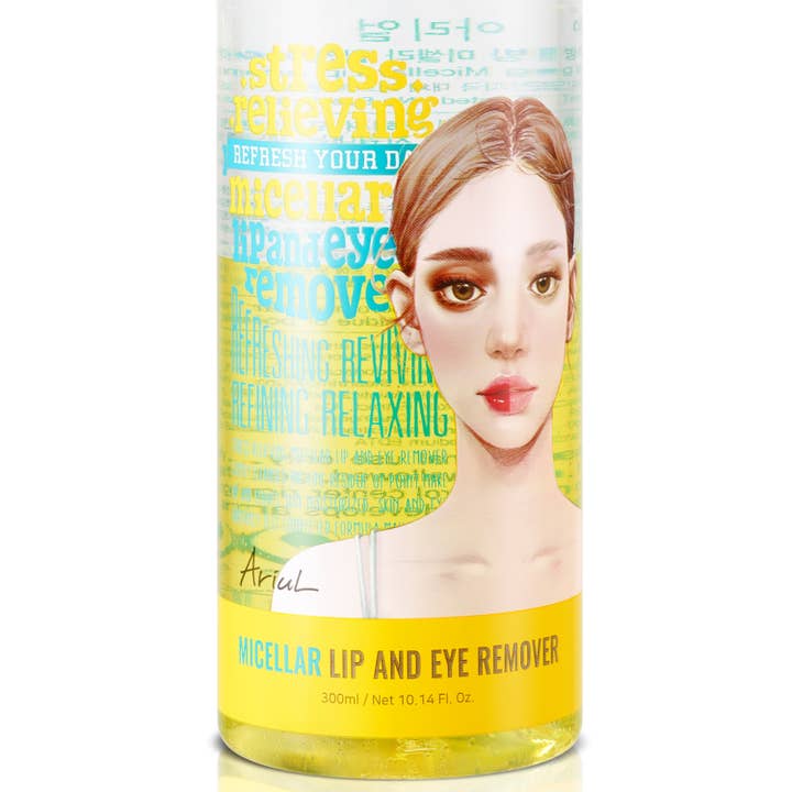 Ariul Stress Relieving Micellar Lip And Eye Remover for wholesale by YOLA BEAUTY