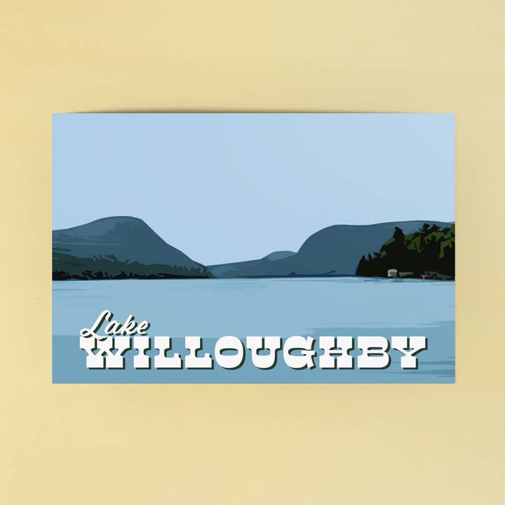 Lake Willoughby Postcard for wholesale by Hey There Leila