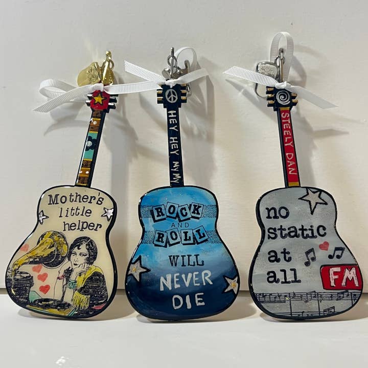 Clever Clogs Art - Wholesale Ornament - Rock and Roll Will Never Die, Neil Young, ornament 6