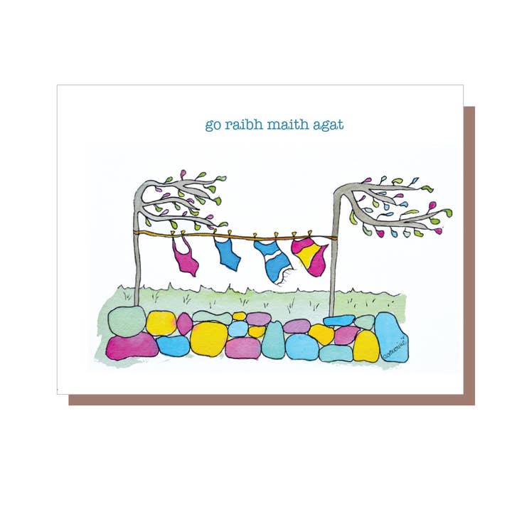 Dank je wel voor wholesale door Irish Greeting Cards by Catherine Dunne