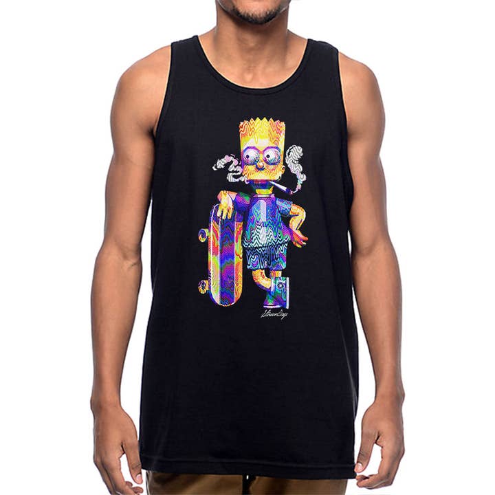 Pop Art Bart Tank for wholesale by StonerDays Apparel