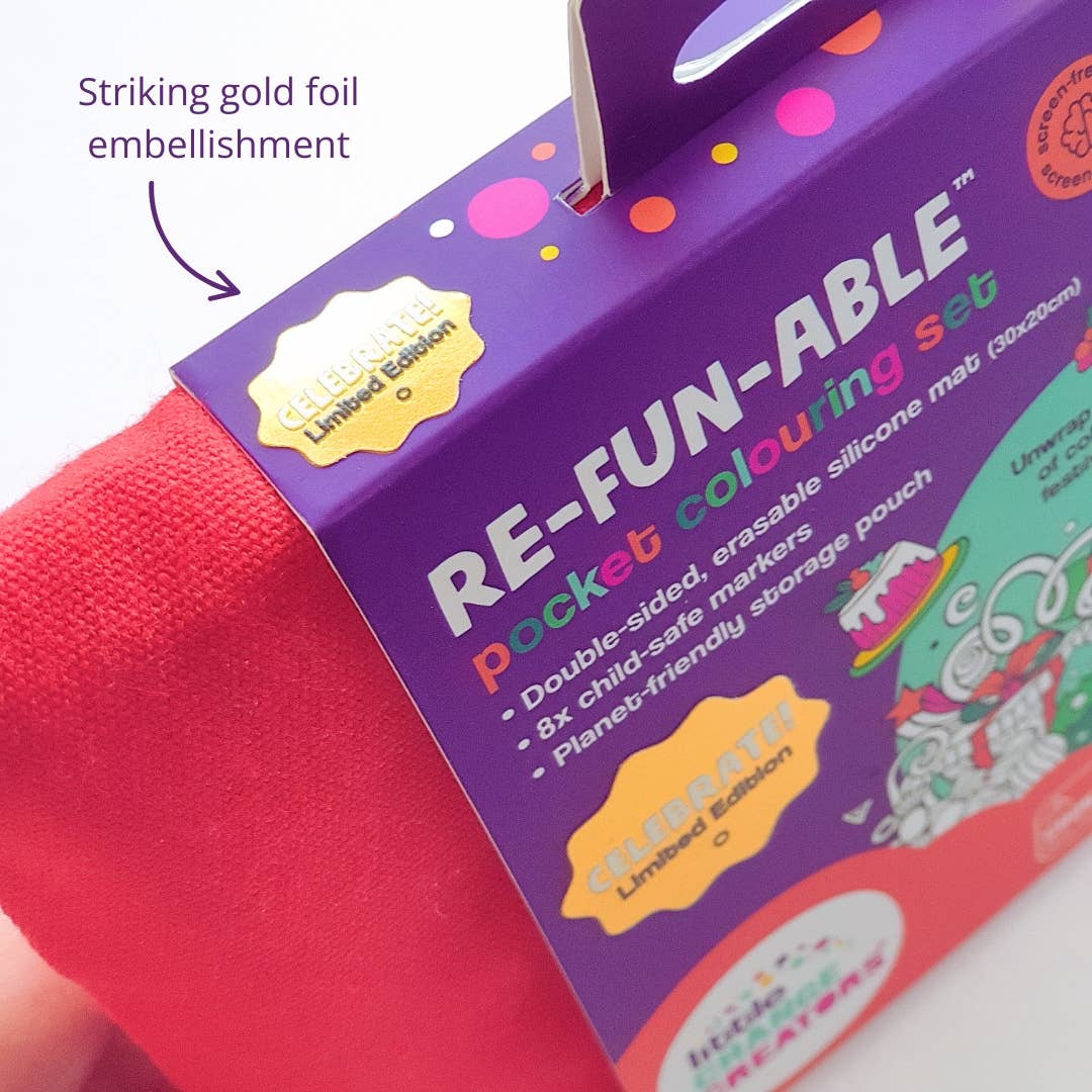Little Change Creators - Wholesale Colouring and activity book – kids and baby - CELEBRATE! Reusable Colouring Activity Set | Christmas Gift3