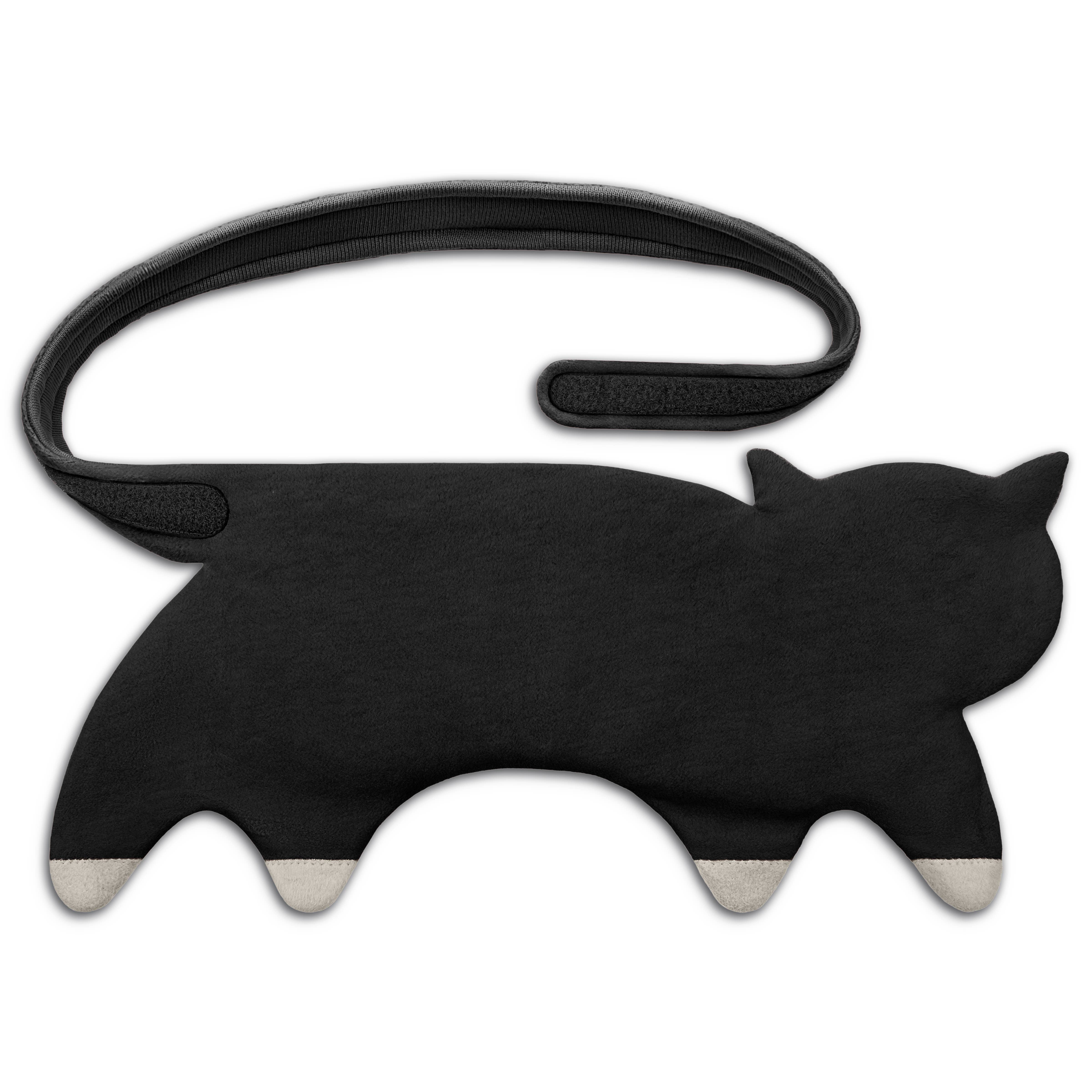 Leschi – Compressa quente/fria por atacado – Almofada de grãos orgânicos, 100% materiais naturais, almofada térmica gato0