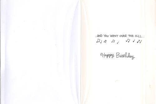 DICKENS INC. - Wholesale Birthday Card - Birthday Humorous | GRTC | SM | 28029J1