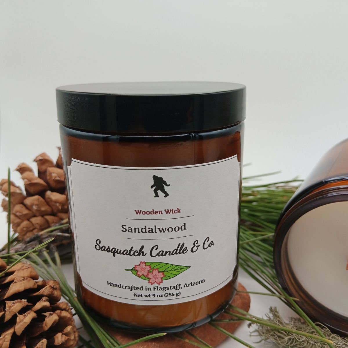 Sasquatch Candle Company - Wholesale Jar/Filled Candle - Sandalwood2