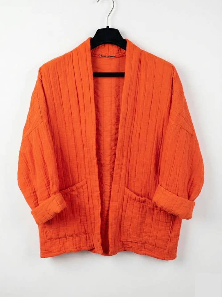 Mimi & Gogo - Vente Veste – femme - Veste matelassée en gaze de coton @5343_VesMatelasséGaze39