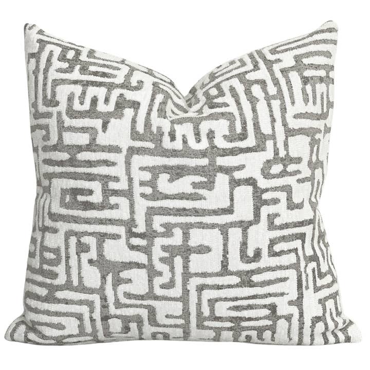 Courtyard Pillow in Cream for wholesale by Something Extra