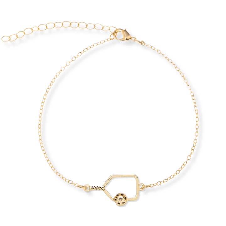 Pickleball Paddle Chain Bracelet - Pick Color for wholesale by Born to Rally