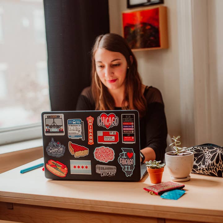 Lettering Works - Wholesale Sticker - Windy City Chicago Sticker3